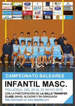 Campeonato Baleares Infantil Masc. 2016