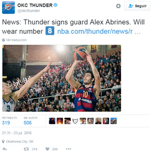 Alex Abrines a la NBA