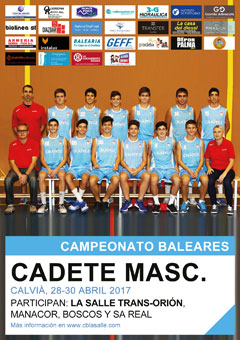 Campeonato Baleares Cadete Masc. 2017