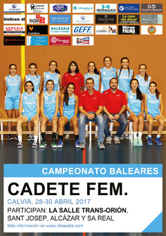 Campeonato Baleares Cadete Fem. 2017